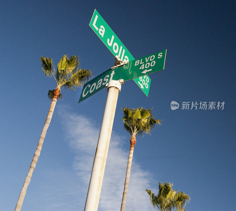 海岸大道的La Jolla大道